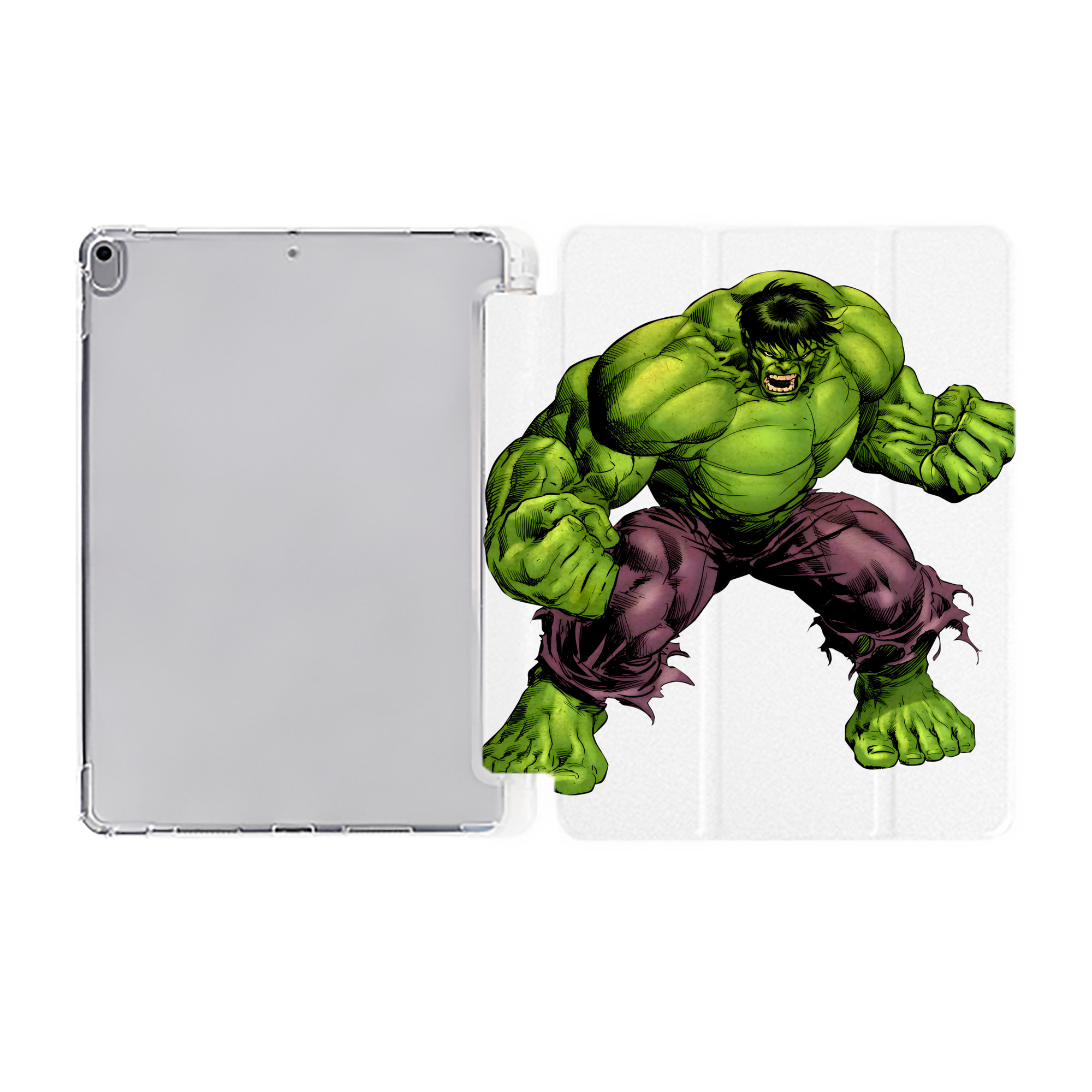 （画像用） アベンジャーズ The Avengers IPad ケース ペン収納付き 三つ折りスタンド PUレザー×シリコン 対応機種9.5/10.5/10.9インチ
